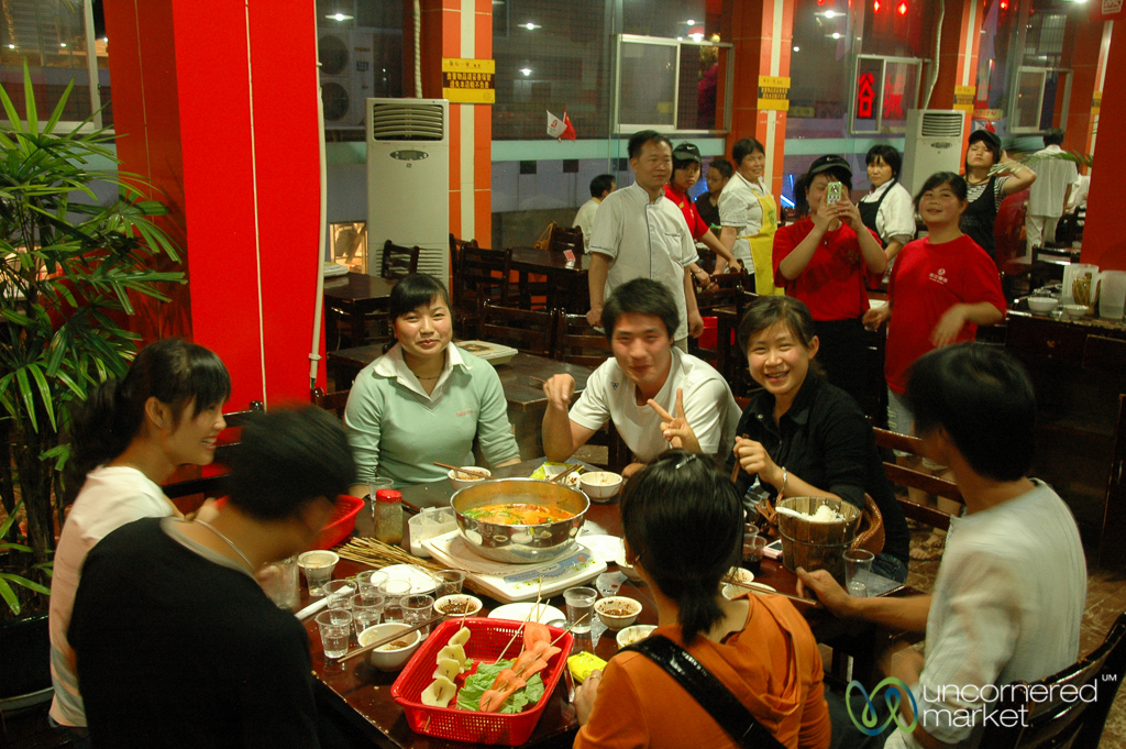 Another “it takes a village” Chinese hot pot experience in Kaili, Guizhou.